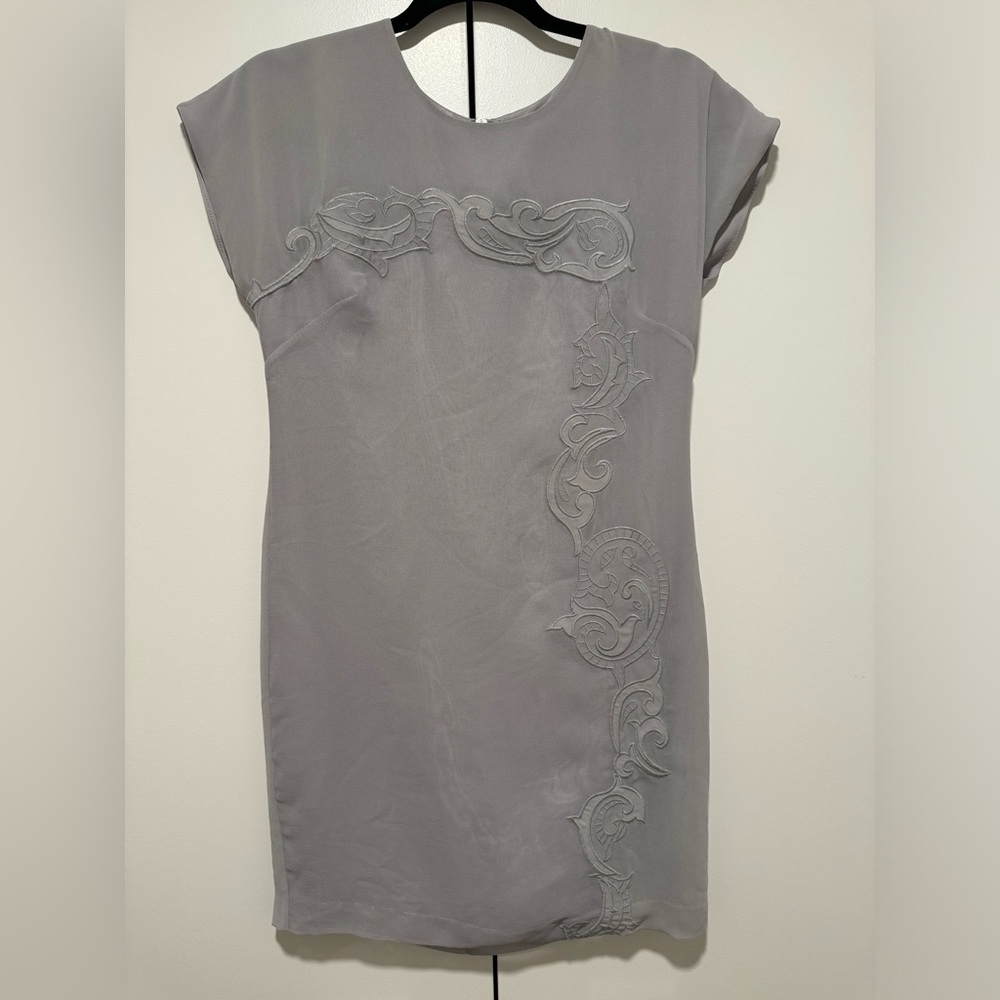 Armani Exchange Blue-Grey Dress Size 0 NWOT